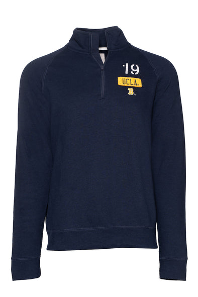 Men's UCLA 1/4 Zip Mock Neck