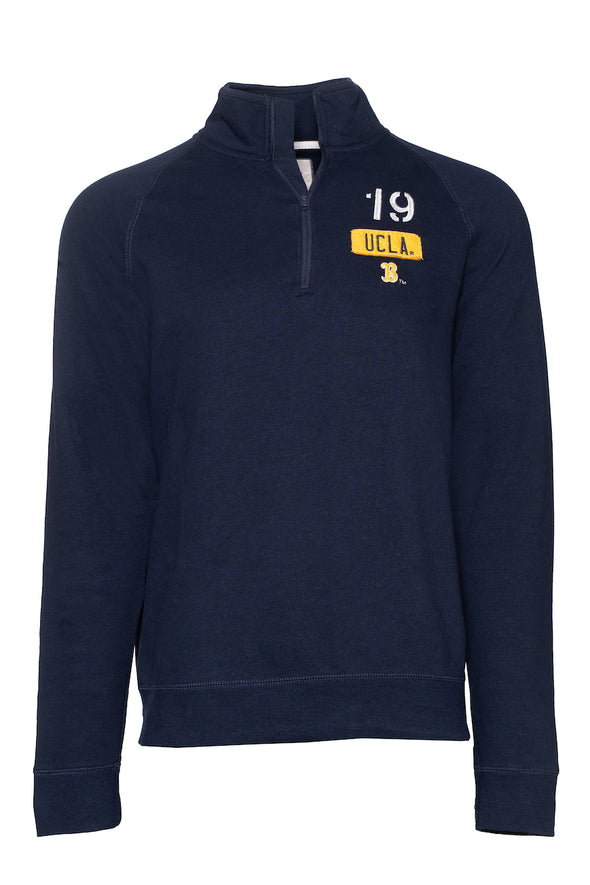 Men's UCLA 1/4 Zip Mock Neck
